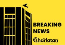 Breaking News written on a yellow background with a university building.