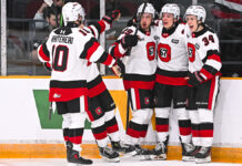 Ottawa 67’s extend five game win streak with dominant 6-1 win over Oshawa Generals