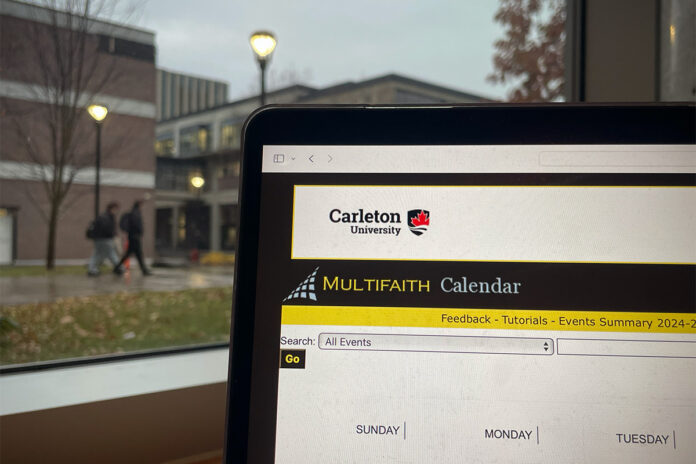 A laptop screen is open. On the screen, it says 