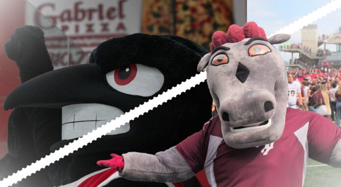 Carleton Raven and UOttawa GeeGee