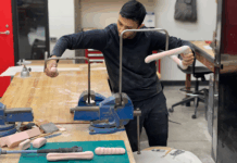 Carleton student hopes to change sporting landscape with adaptive snowshoeing device