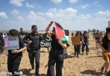 Why young people refusing to serve in the Israeli military want change from Canadian universities a man with a palestinian flag