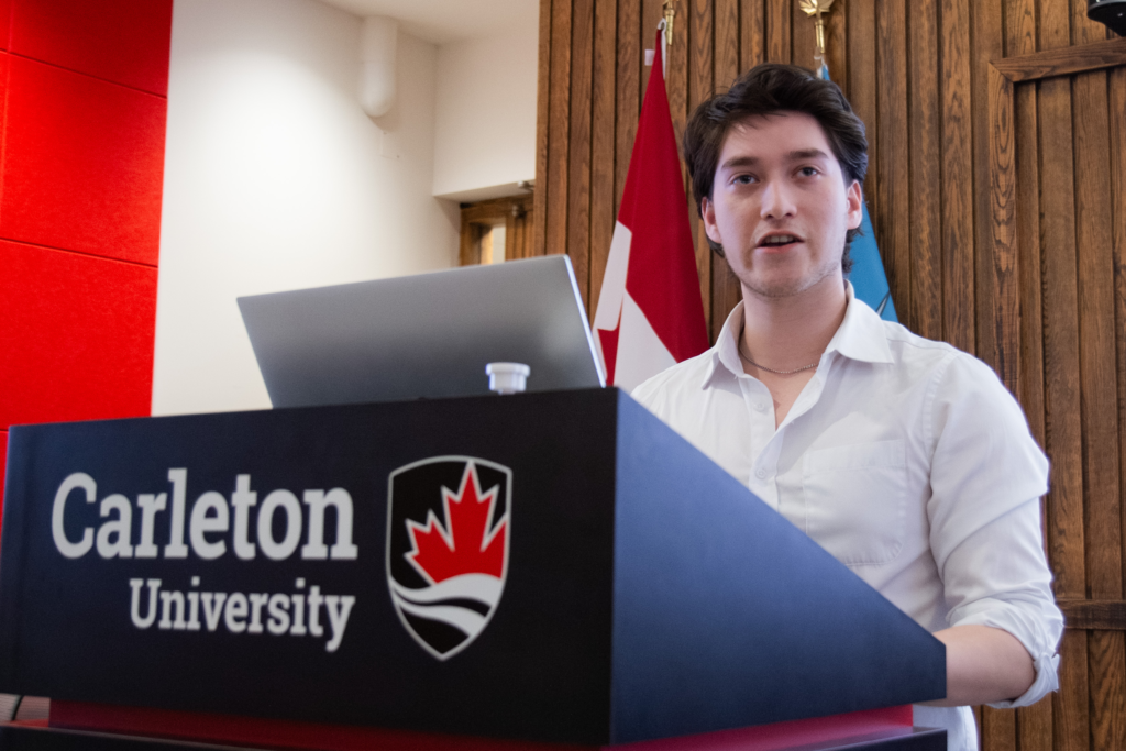 Gonzalez gives his speech