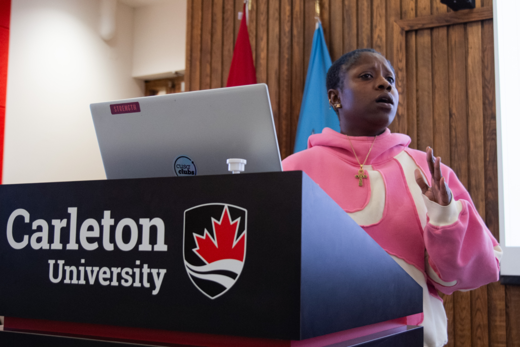 Boamah gives her speech