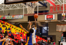 Victoria Vikes take down TMU to claim national bronze medal Basketball layup