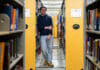 ‘One of the best around’ or unreliable? How Carleton’s volunteer notetaker service works to accommodate student needs A man stands in between bookshelves