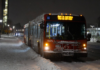 Carleton students push for change as OC Transpo misses targets An OC Transpo bus parked on the road.