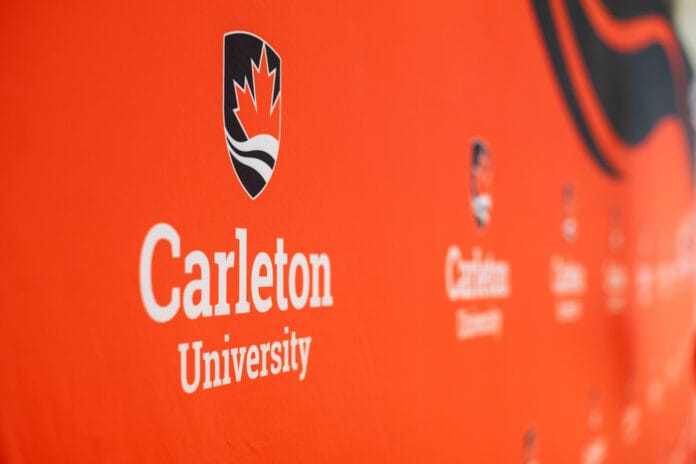 Carleton University logo and text