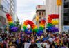 In photos: Thousands parade through Ottawa at Capital Pride LOVE written with balloons at pride.
