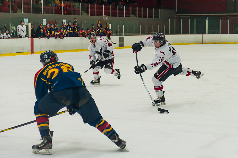 Co-captain Joey Manley had two goals in the game (photo by Callum Micucci)